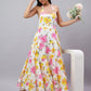 White & Yellow Floral Dress with Summer Feels