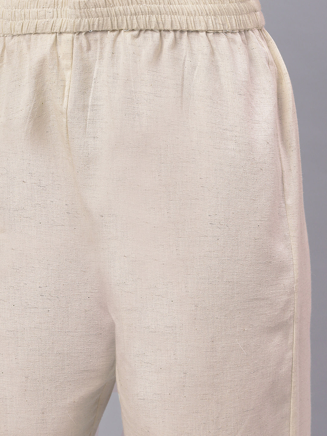 Floral Cotton Kurta Set with Pocket Power