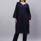 Timeless Navy Cotton Kurta Set