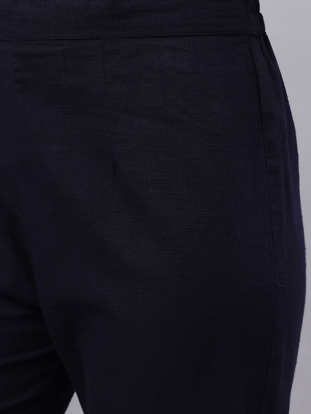 Timeless Navy Cotton Kurta Set