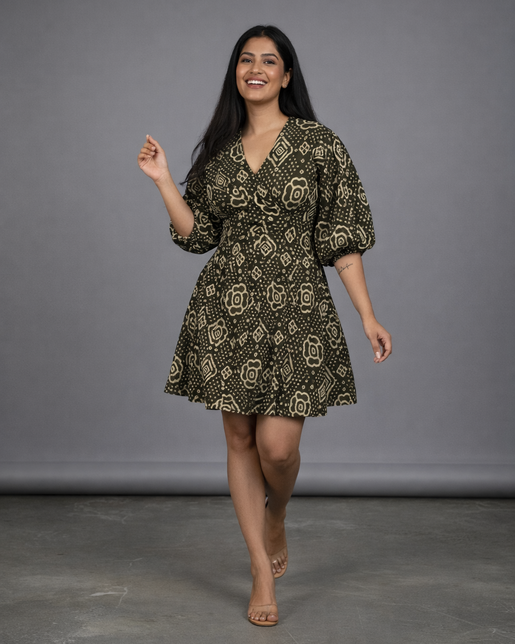 Printed Cotton Dress - Easy Work-to-Weekend Wear