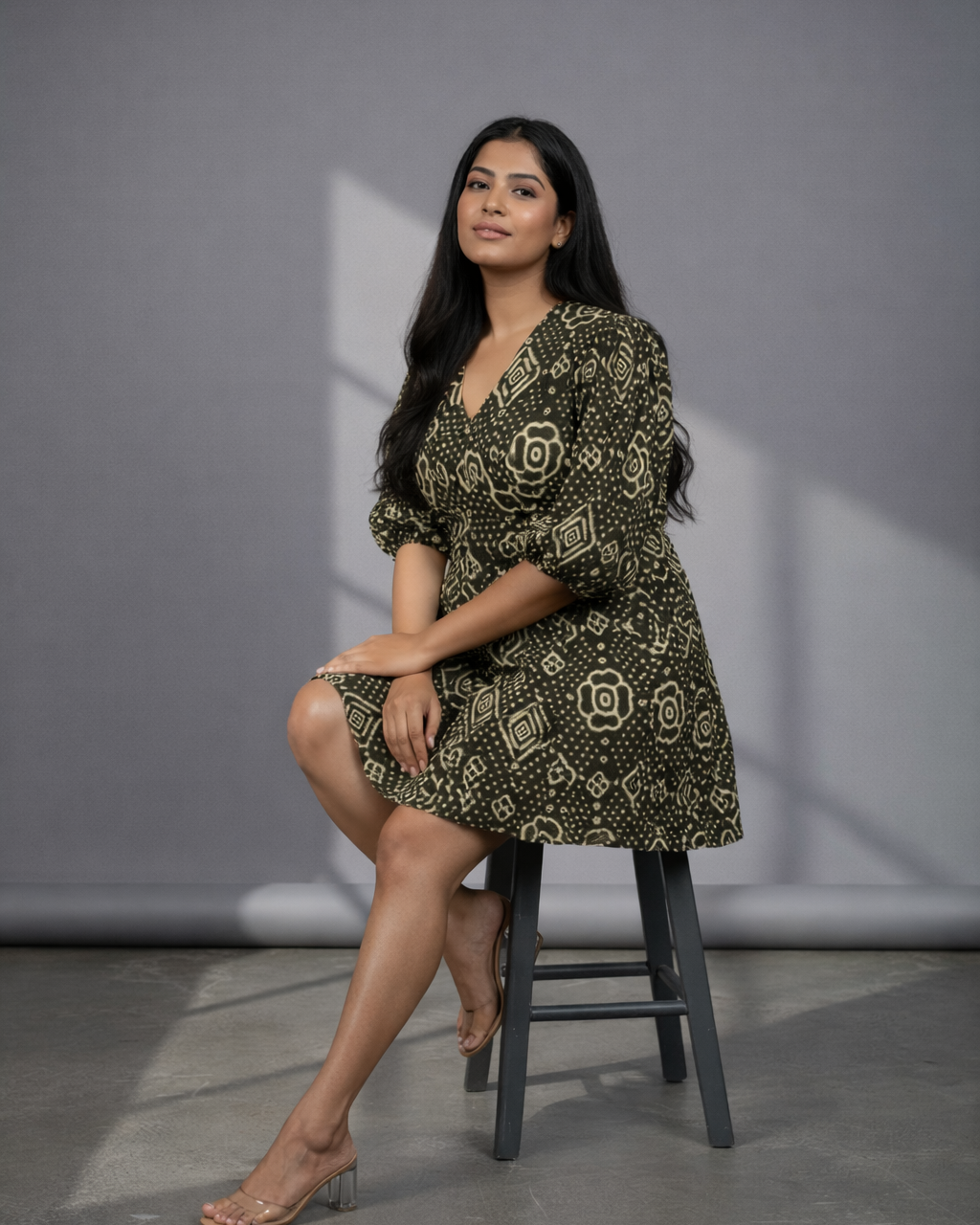 Printed Cotton Dress - Easy Work-to-Weekend Wear