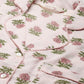 100% Cotton Blush Floral Shirt & Shorts Sleep Wear for Women