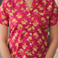 AAVINYAA 100% Cotton Pink Floral Night Suit for Comfort