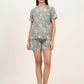 100% Cotton Grey Floral Night Suit for Everyday Comfort
