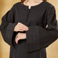 Aavinyaa Solid Black Farshi Suit Set for Women