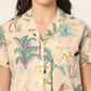 100% Cotton Women's Baby Orange Jungle Print Sleep Set