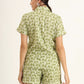 100% Cotton Baby Green Night Suit for Comfort