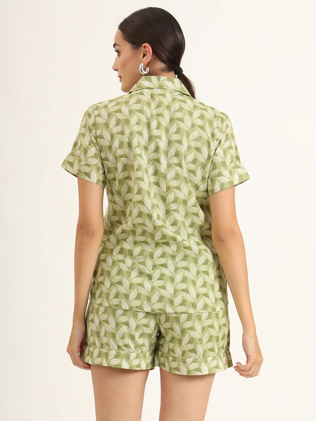 100% Cotton Baby Green Night Suit for Comfort