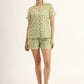 100% Cotton Baby Green Night Suit for Comfort